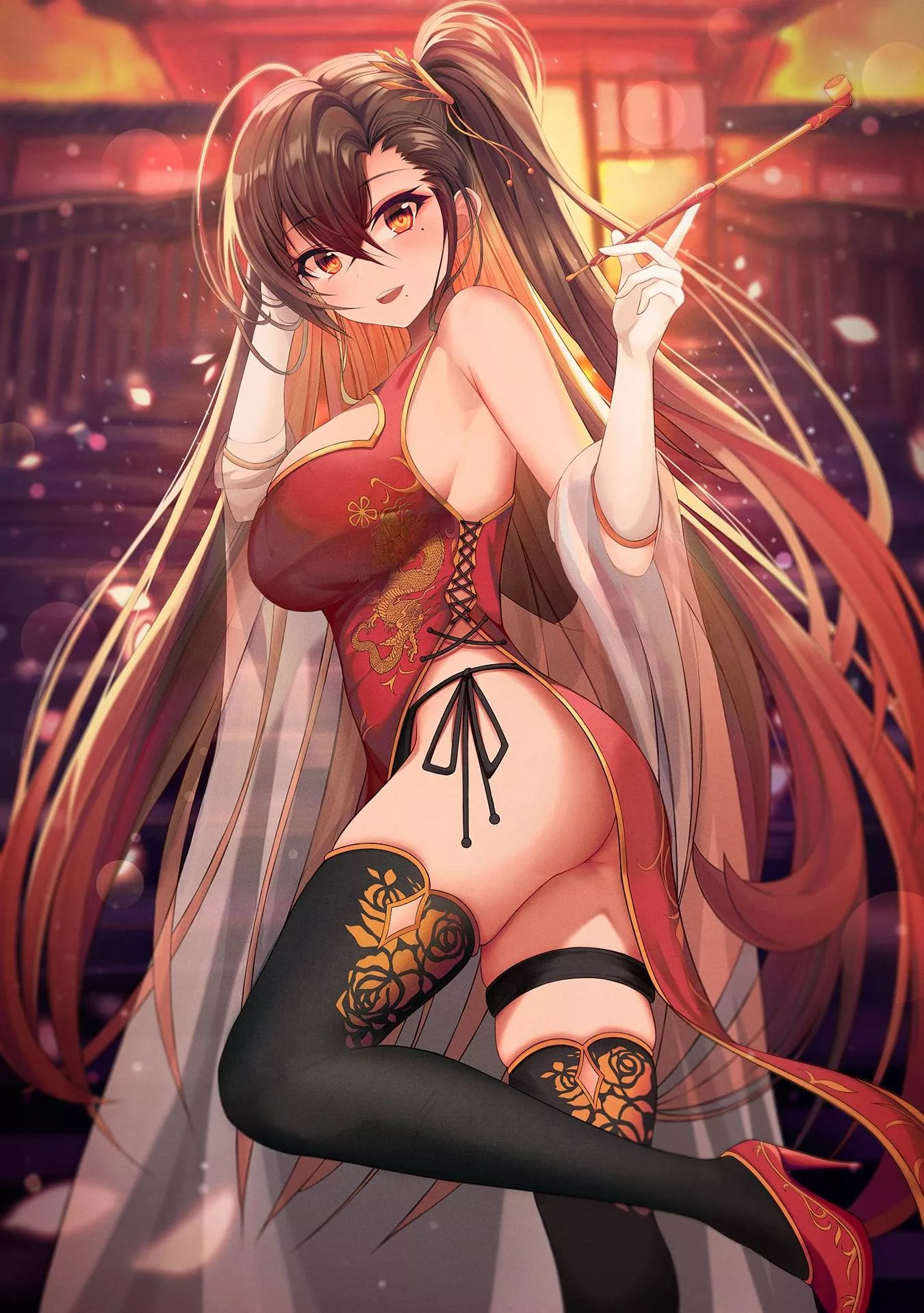 Red China Dress Red China Dress