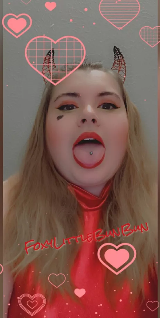 Red devil ready to suck you dry