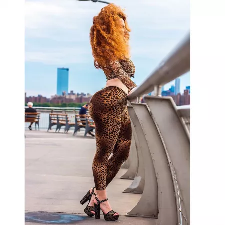 Red Hair & Leopard