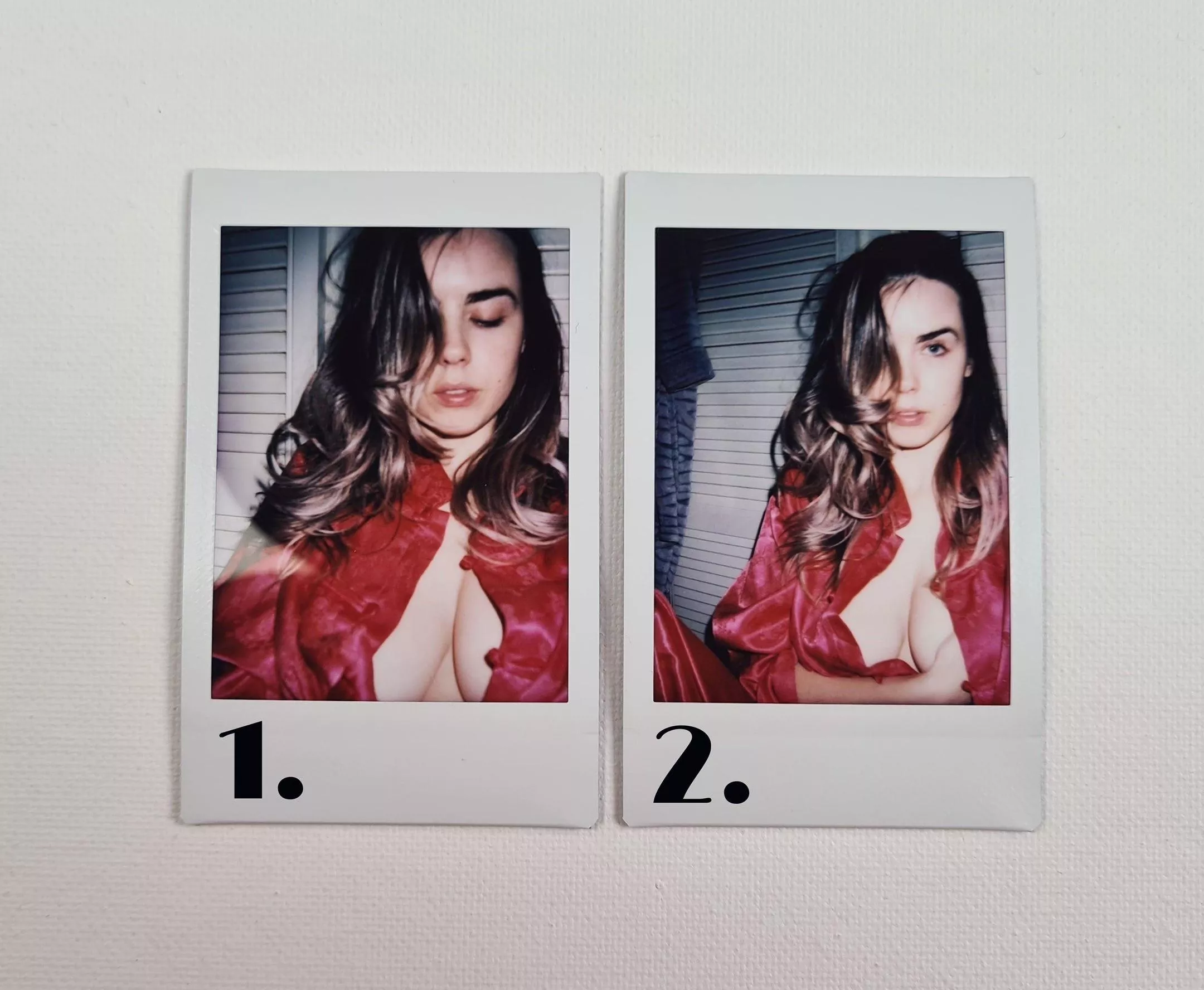 red pj’s polaroid 2 ❤️