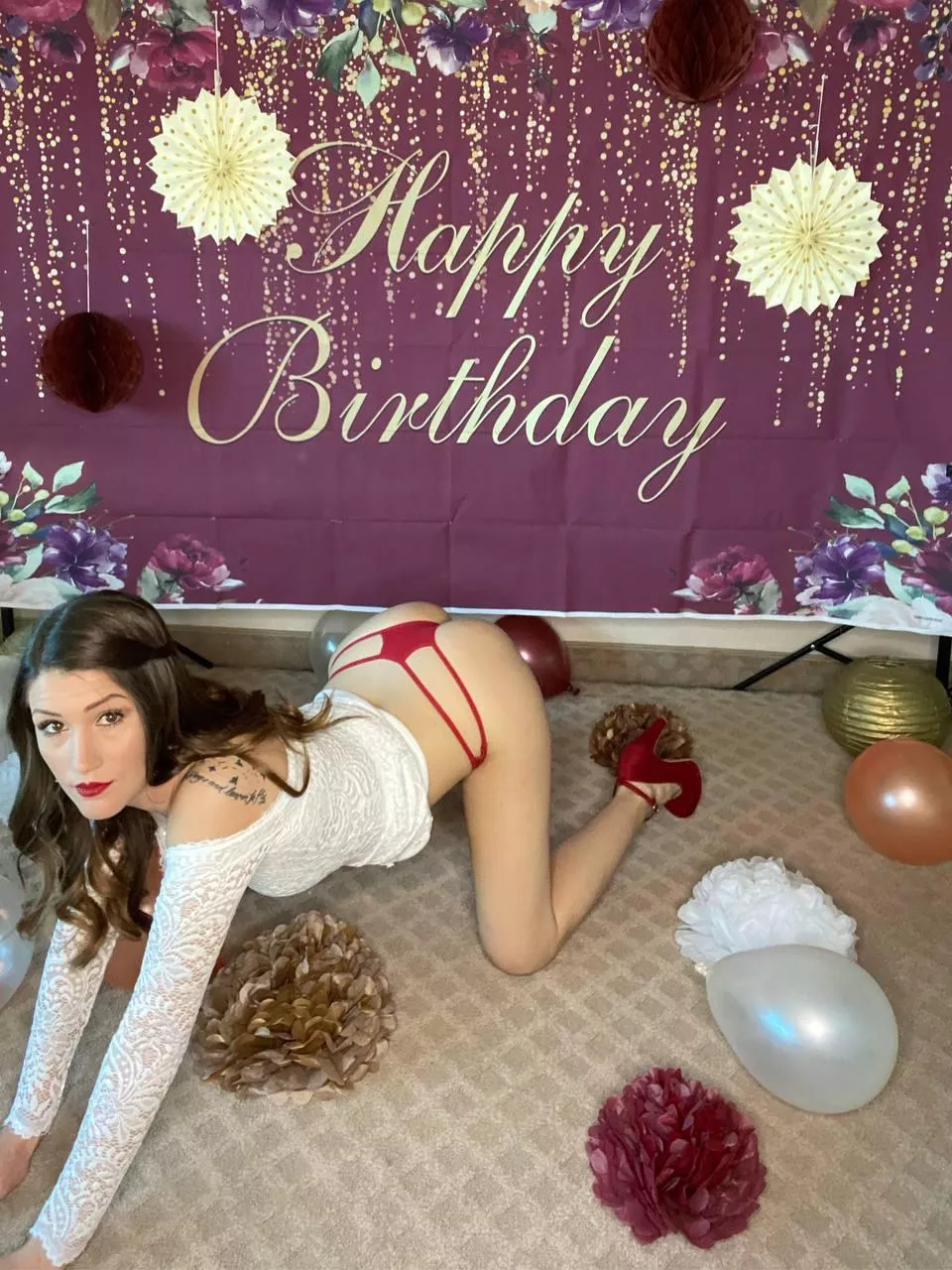 Red to match my lipstick