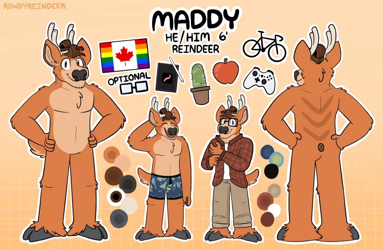 Ref for my sona Maddy (art by me)