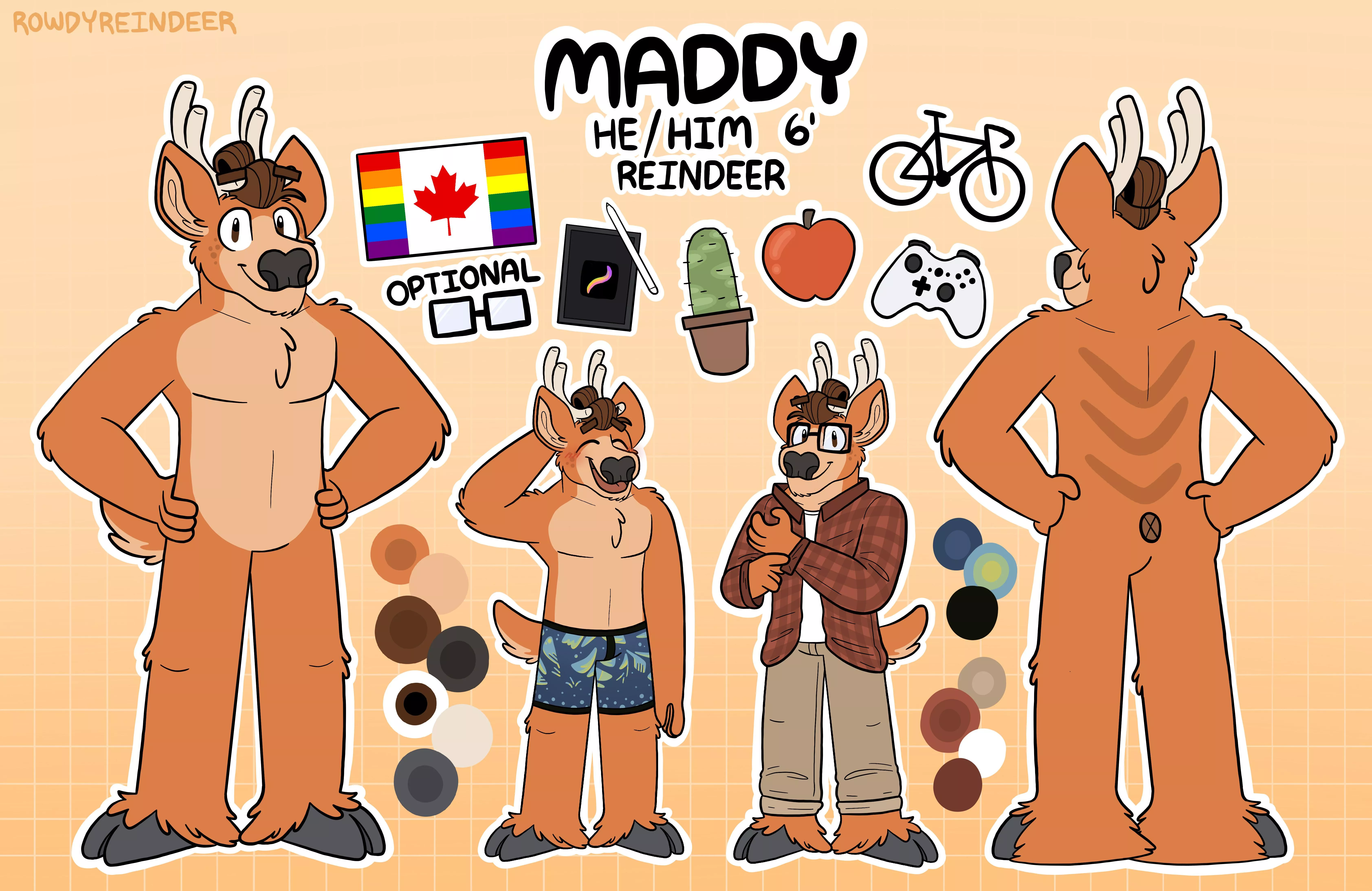 Ref for my sona Maddy (art by me)