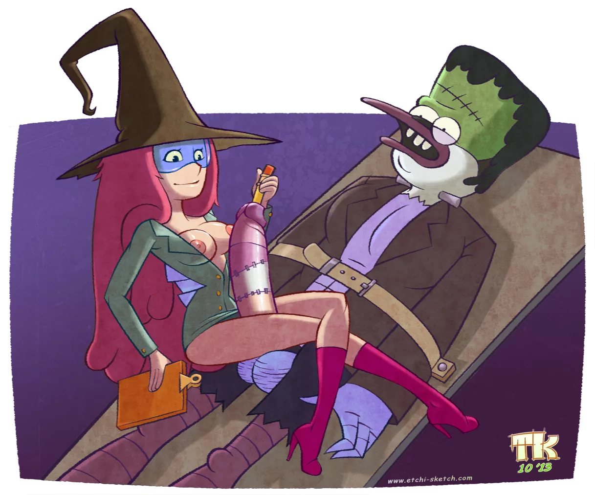 Regular test subject (turk128) [Adventure Time] [Regular Show]