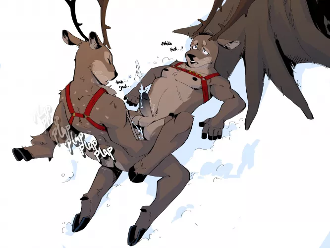 Reindeer Going Down (BakedPotateos)