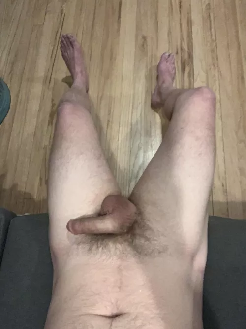 Relaxing after my workout