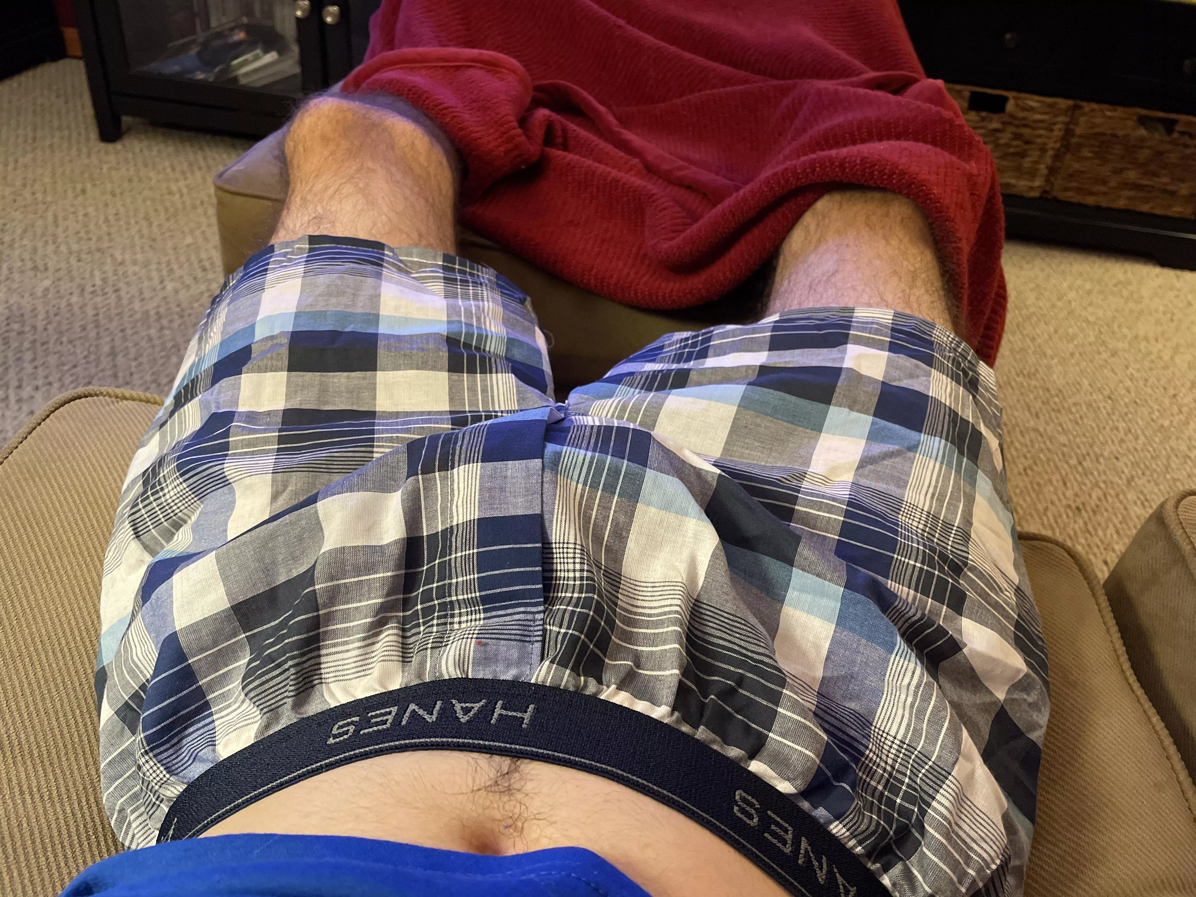 Relaxing in your boxers shorts feel so good🤤pms open
