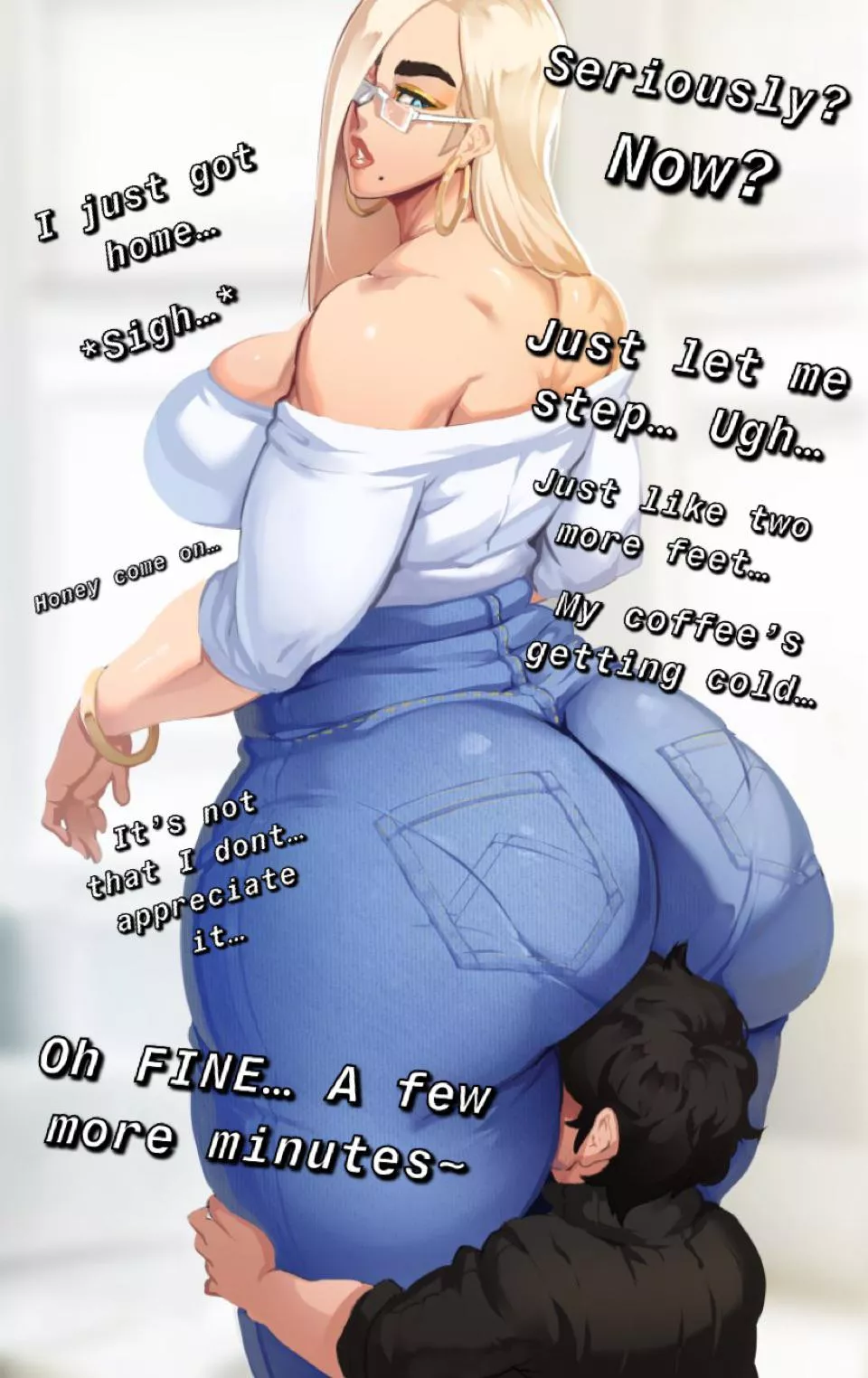 Relaxing Together~ [Face Smushing] [Huge Ass] [Huge Thighs] [Huge Tits] [Tall Woman]