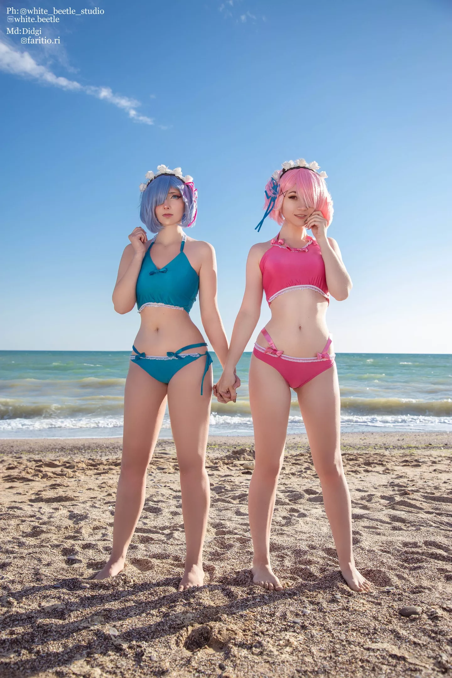 Rem and Ram by Faritio and Diddgi