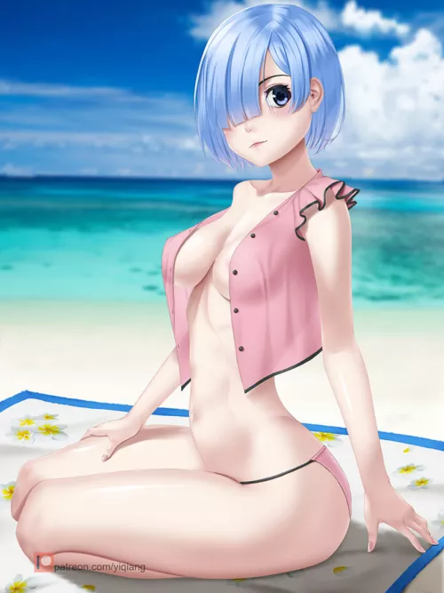 Rem at the beach