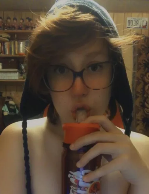 Remember to get those lips around a water bottle too