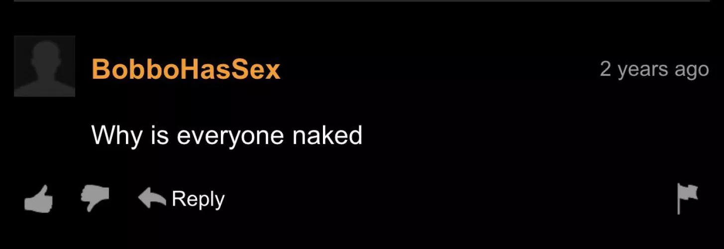 Reporting for nudity