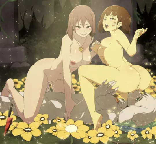 (Reposting this bc I forgot the character tags lol). Anyways this is my favourite piece of hentai by far (undertale) (Chara, Frisk, Asriel) [Lexus]