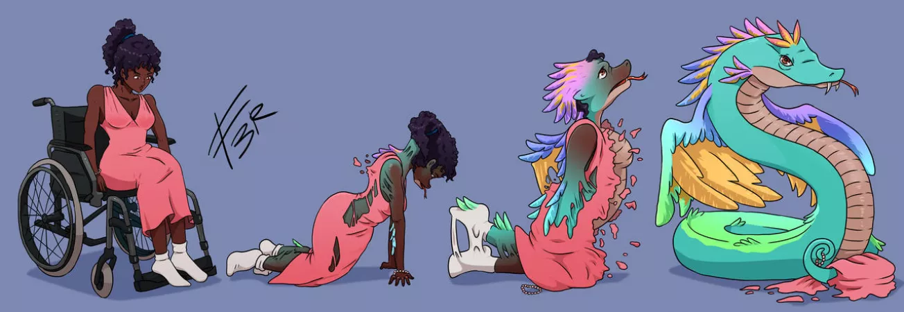 Return of the Sun Snake (F2F Snake) commissioned by Daughterskin, created by Fokk3rs