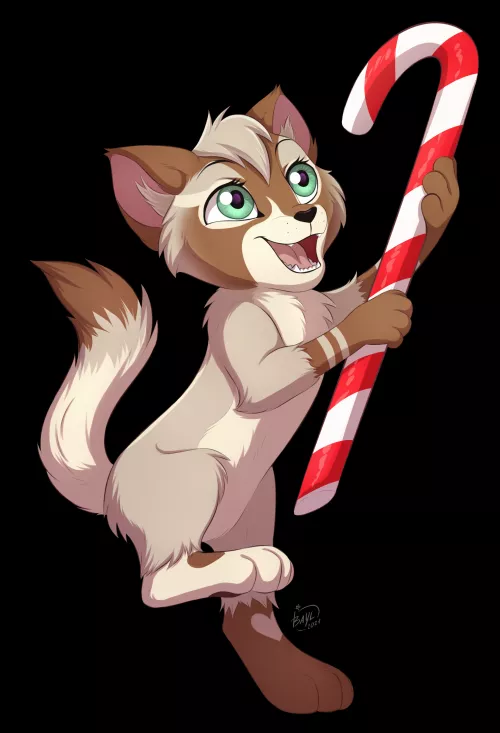 Reverie and Xmas candy [comm] Art© Me