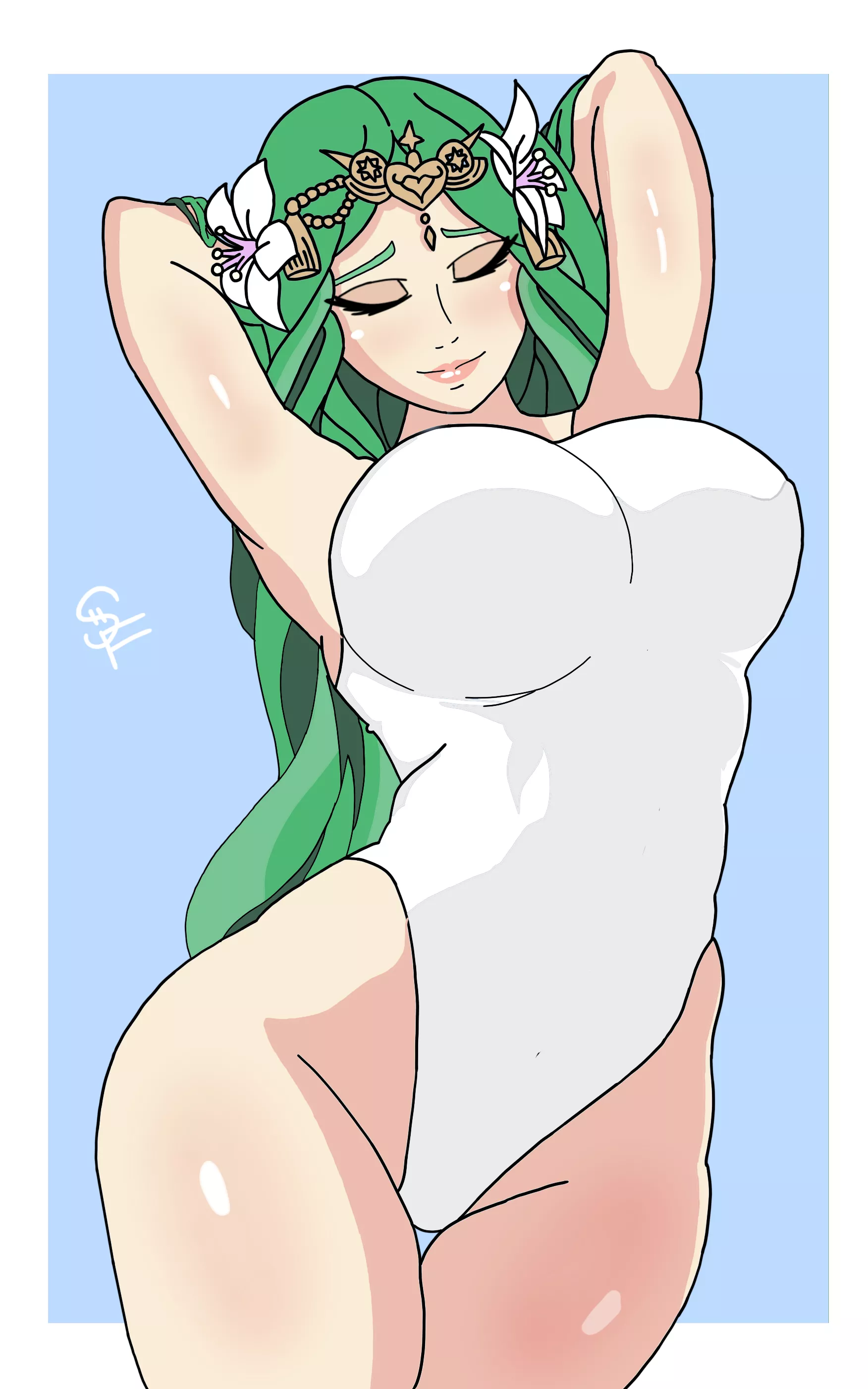 Rhea getting ready early for Summer (SeirosFollower)