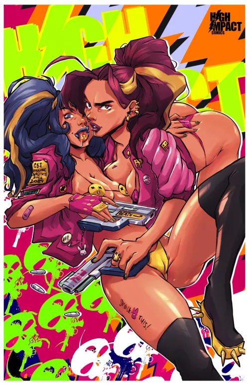 Ricky Carralero’s High Impact Comics, China and Jazz. Smack This NFT