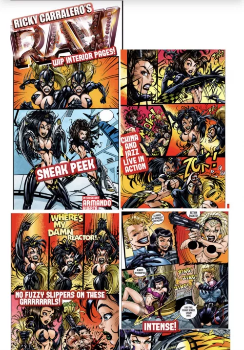 Ricky Carralero’s RAW featuring China and Jazz in action. Available now on IndieGoGo