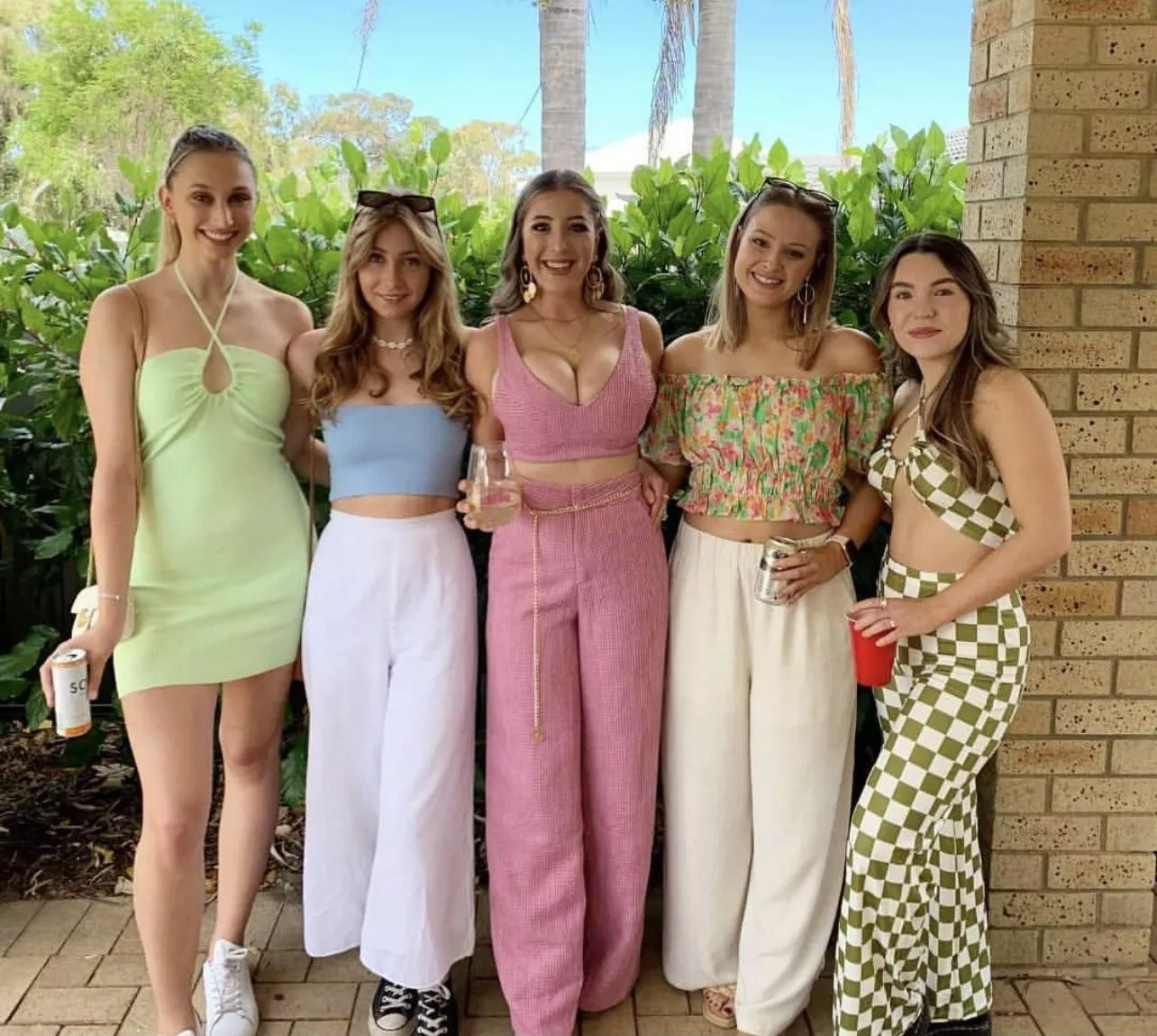 Right in the middle as she should