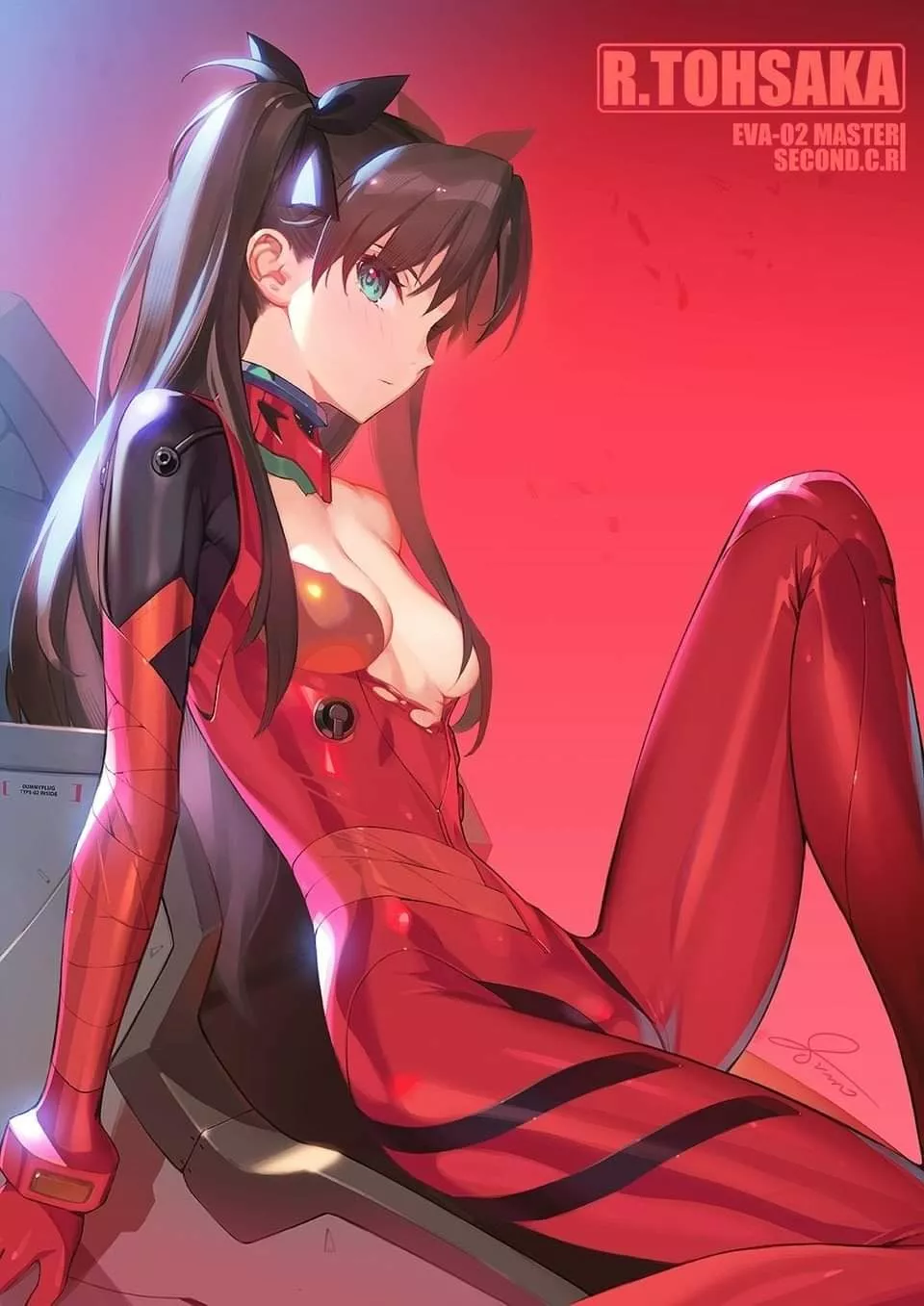 Rin in plugsuit