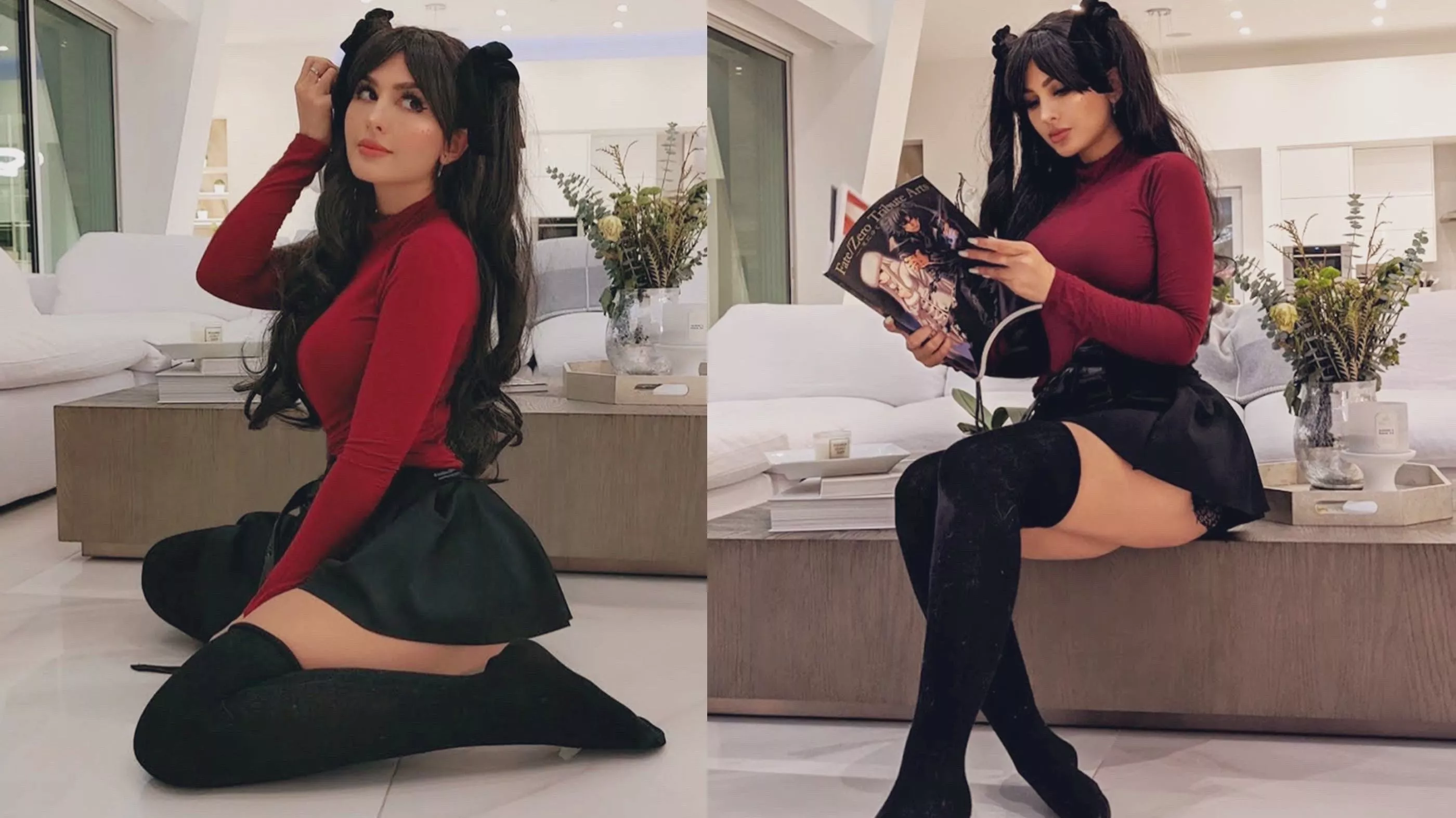 Rin Tohsaka By Lia Sssniperwolf Nudes By Confused Soul