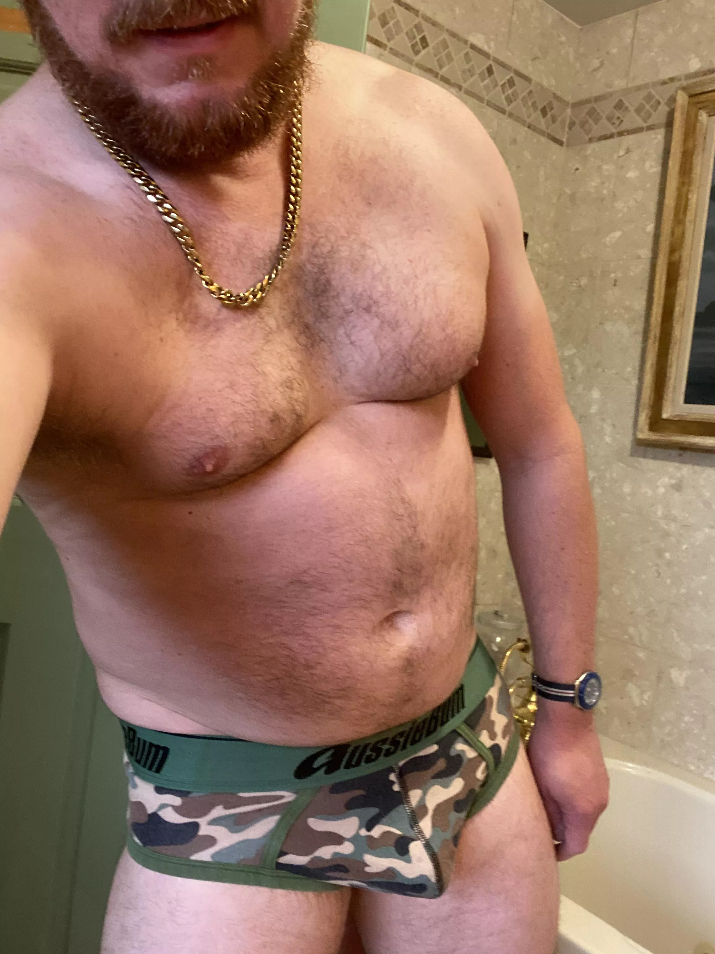 Rockin’ the camo on Tighty Tuesday