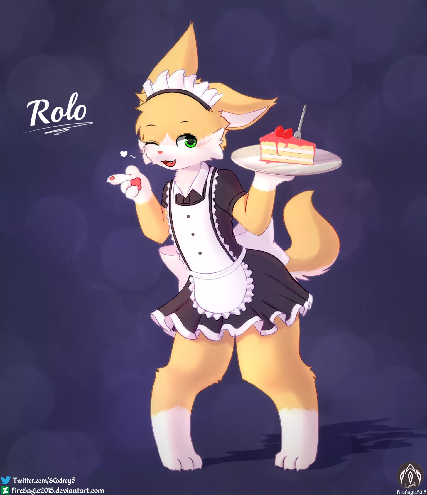 Rolo [Art gift for a friend on Twitter] (Art by me SCodreyS on Twitter)