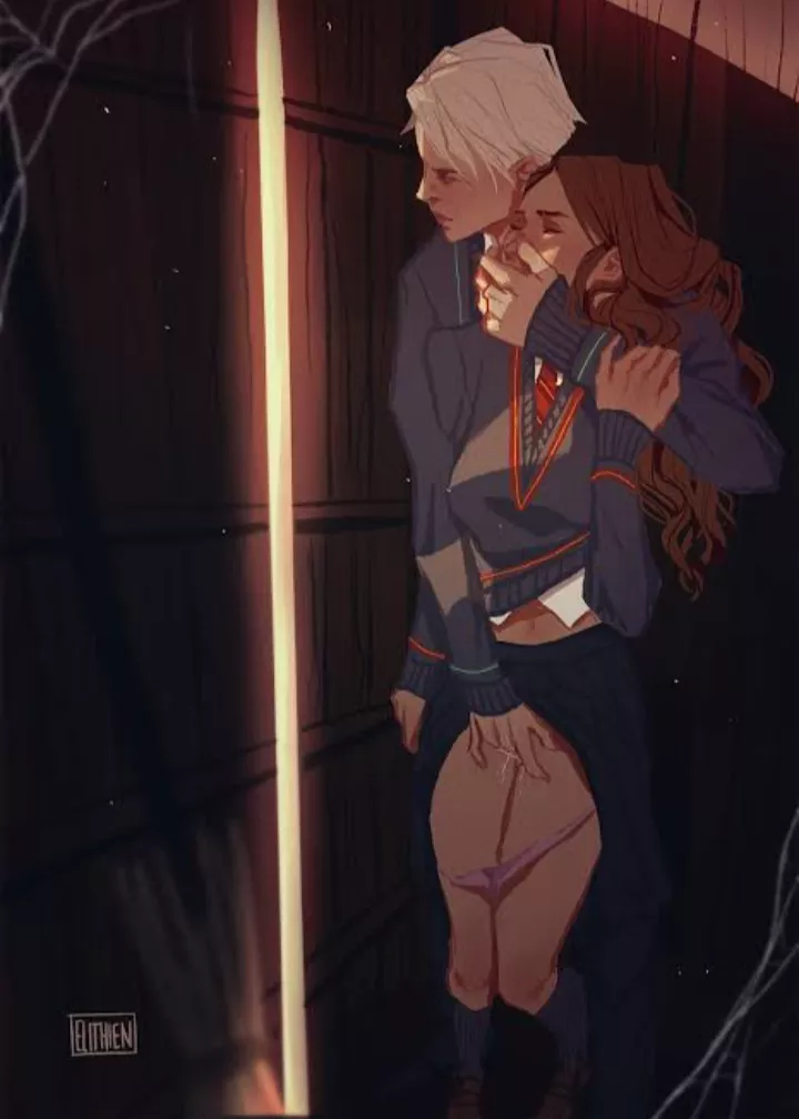 Ron never understood why Hermione won't play in the closets, but she's already occupied. Ron never understood why Hermione won't play in the closets, but she's already occupied.