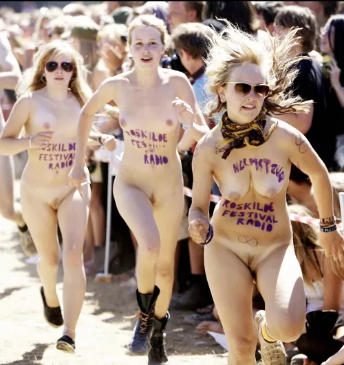Roskilde festival nude run