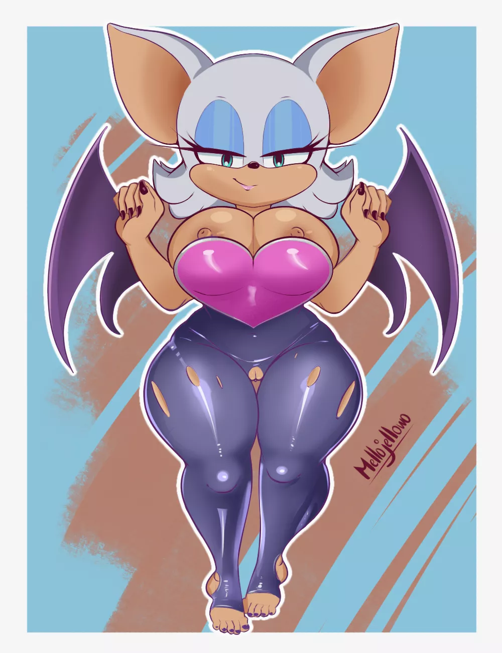 Rouge the bat (mellojellowo)