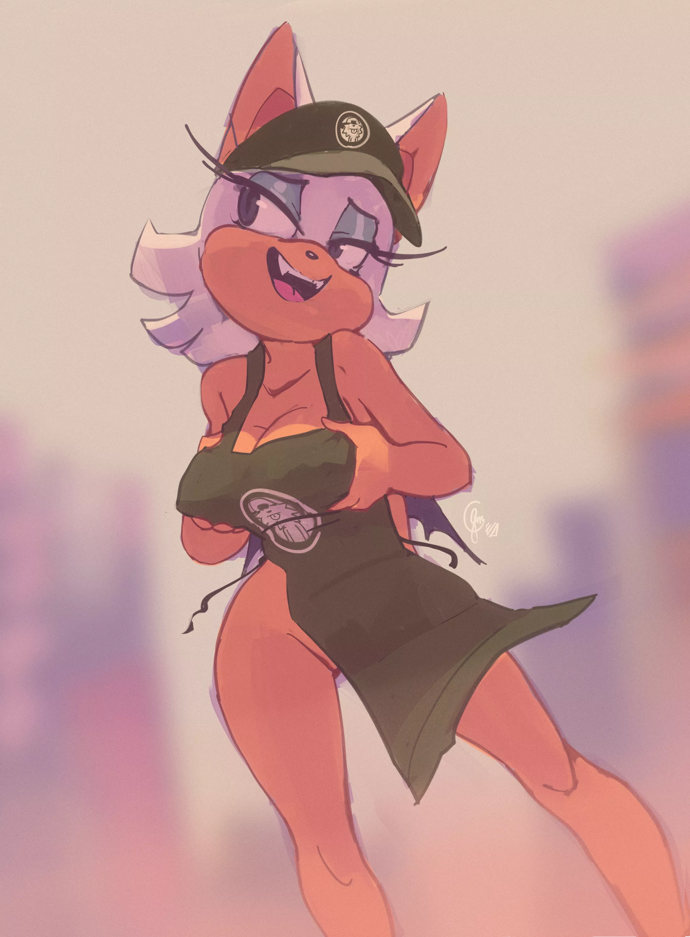 Rouge working hard~ (Art by Edtropolis)