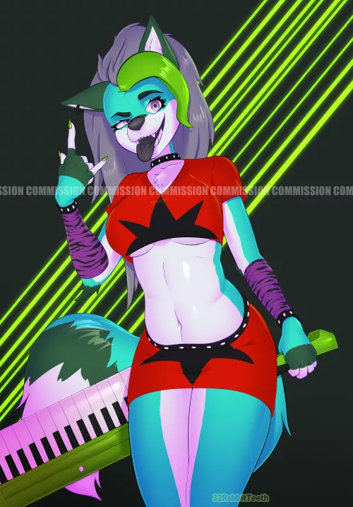 Roxanne Wolf Cosplay Commission for Rez_Fox (32RabbitTeeth)