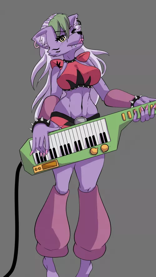 Roxy fan art I'm currently working on! Let me know what you think! (she's certainly my favorite)