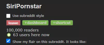 r/SiriPornstar has just passed 100K Members