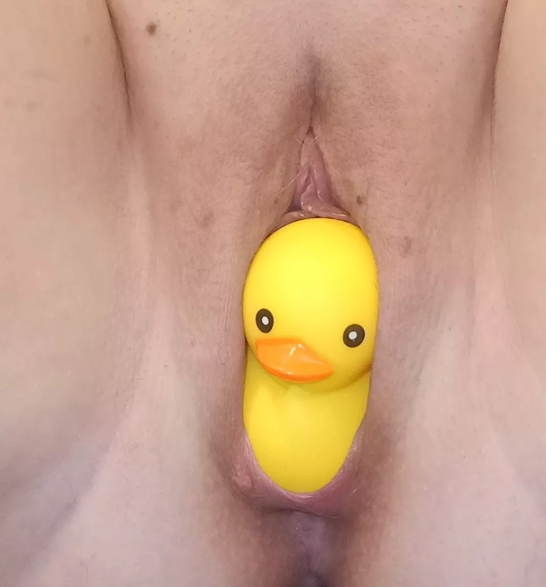 Rubber duck actually felt really good.