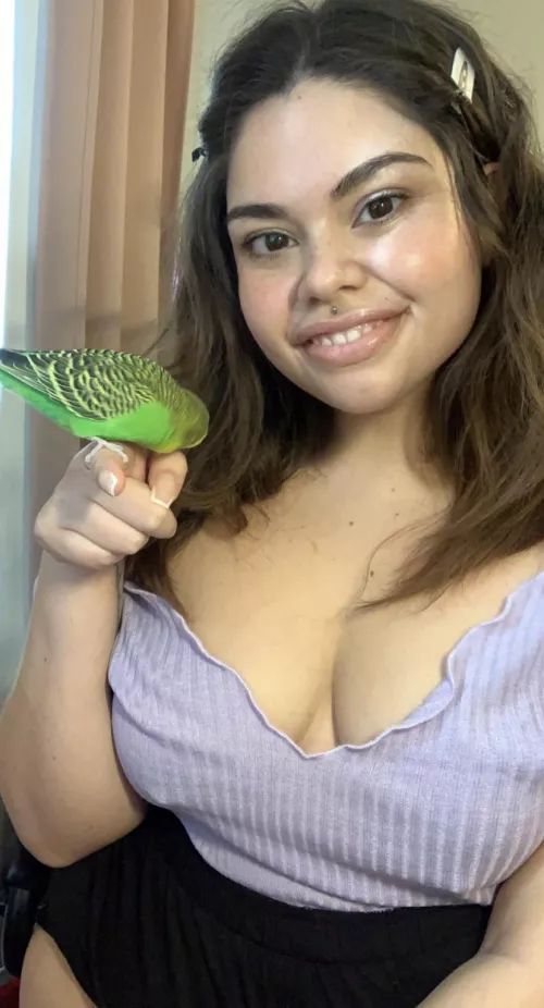 Russian x Mexican (Larry the bird is not mixed race, just a parakeet)