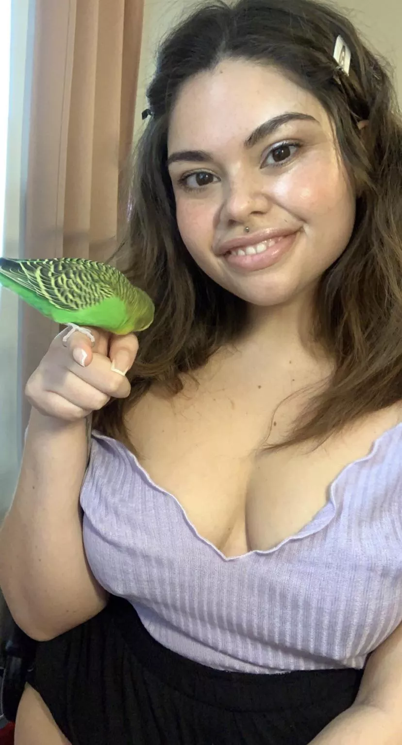 Russian x Mexican (Larry the bird is not mixed race, just a parakeet)