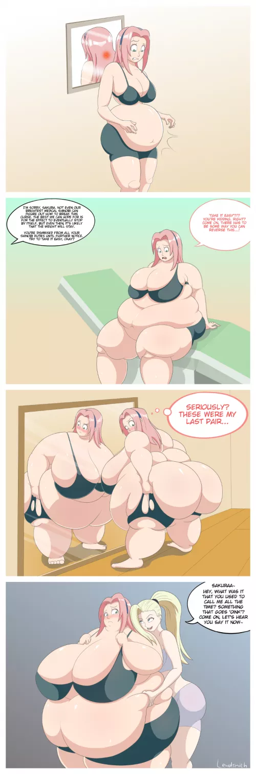 Sakura Haruno weight gain sequence