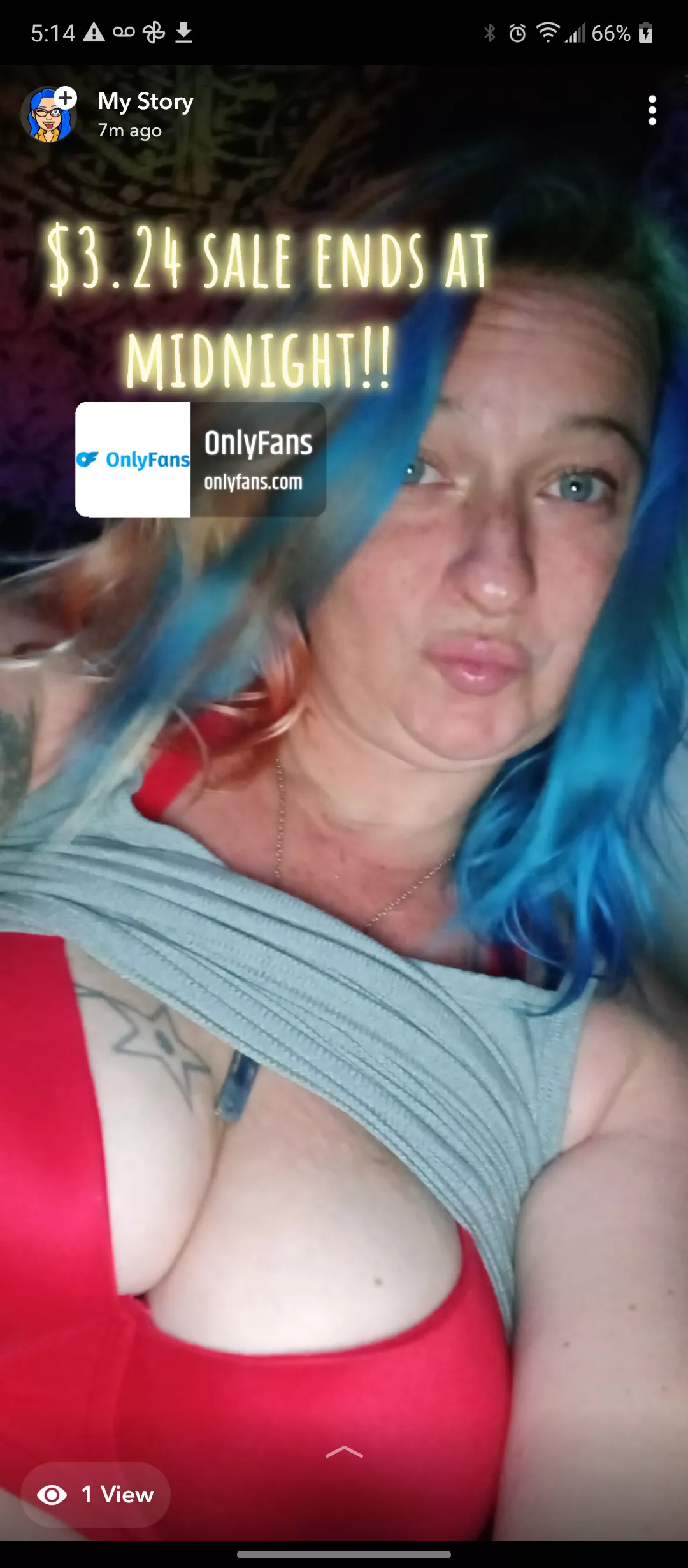 Sale ends at midnight!! Big boobs. Tattoos. Pole dancer 😈 link in comments and bio