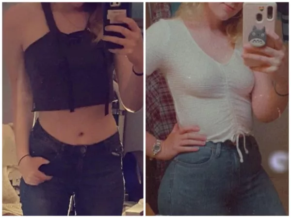 Same pants, lots of pounds later hehe π
