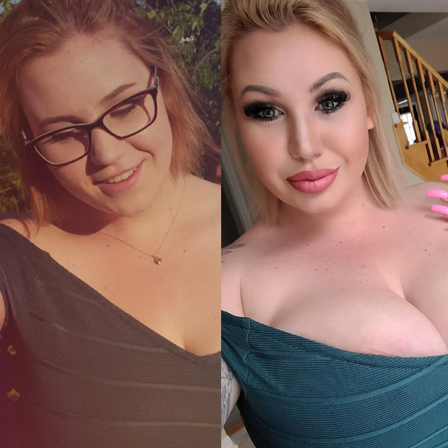 Same shirt 😳 few years apart (oc)