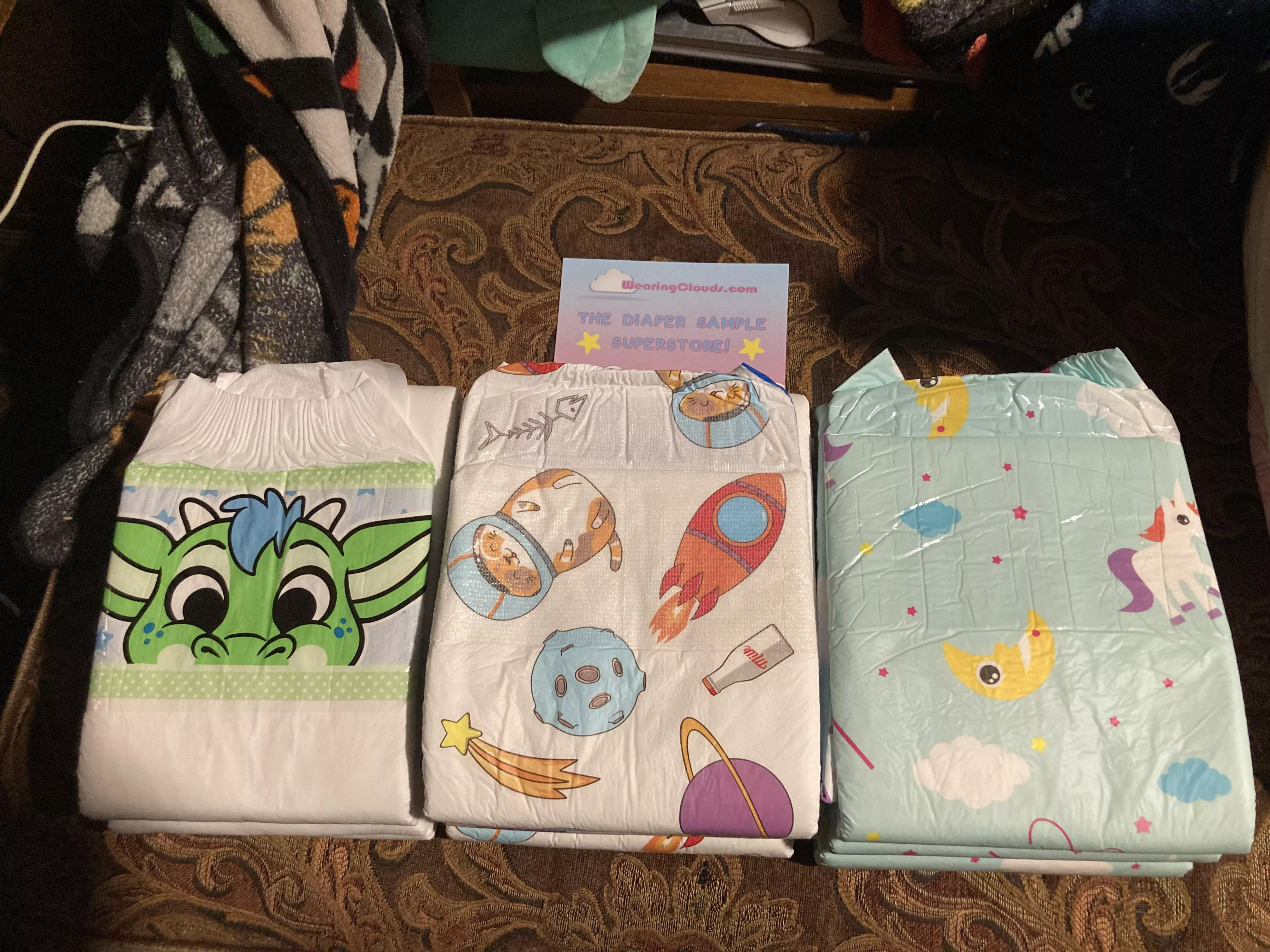 Samples from wearing clouds got here today!