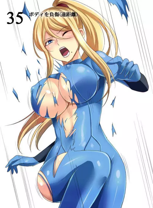 Samus gets her suit ripped again