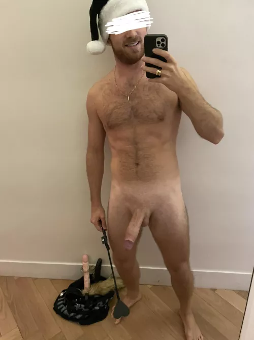 Santa’s thick cock and bag of toys🎅