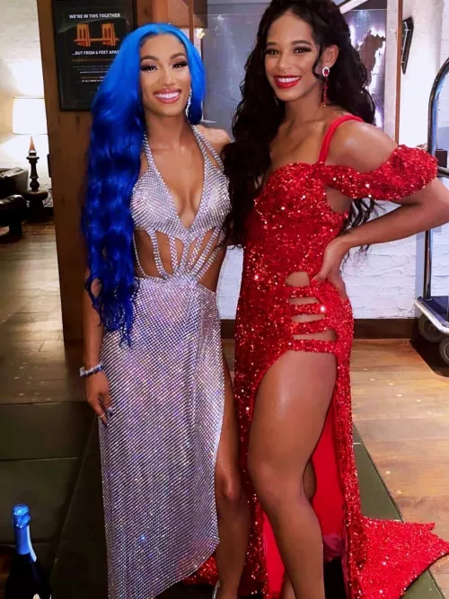 Sasha Banks and Bianca Belair