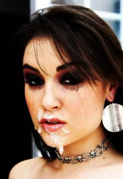 Sasha cum face