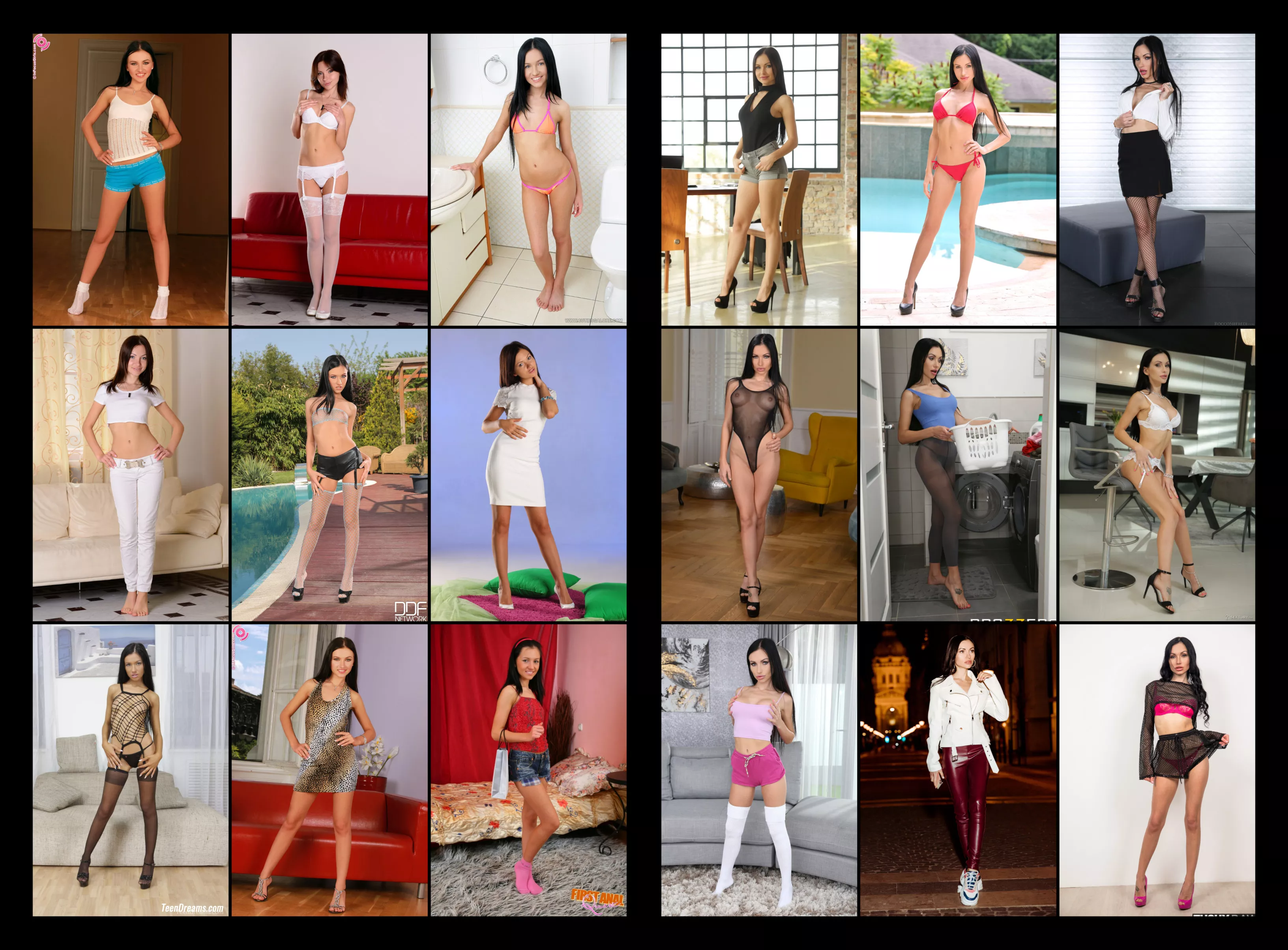 Sasha Rose - At the beginning and today