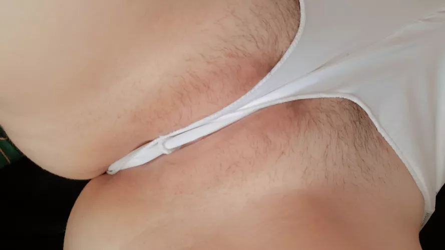 Satin wedgies are so slippery you'd slide under easy even though it's tight