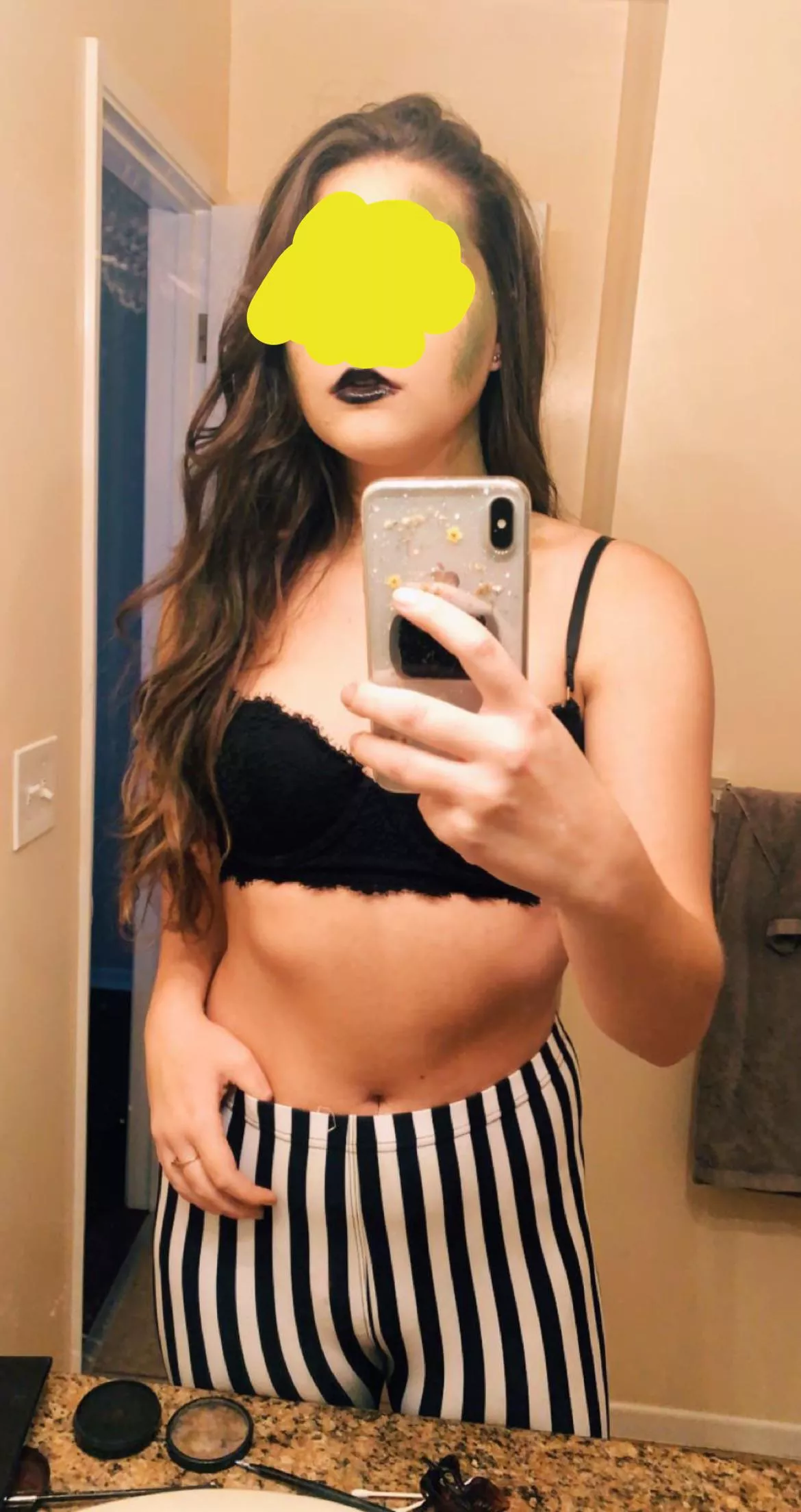 Say my name three times and I might appear 😈💜💚🖤