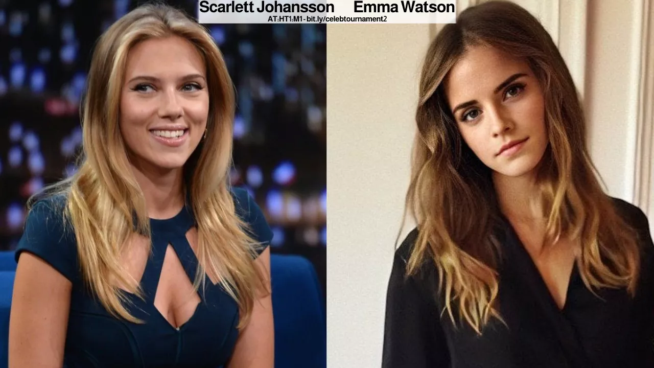 Scarlett Johansson or Emma Watson (who has better hair?)